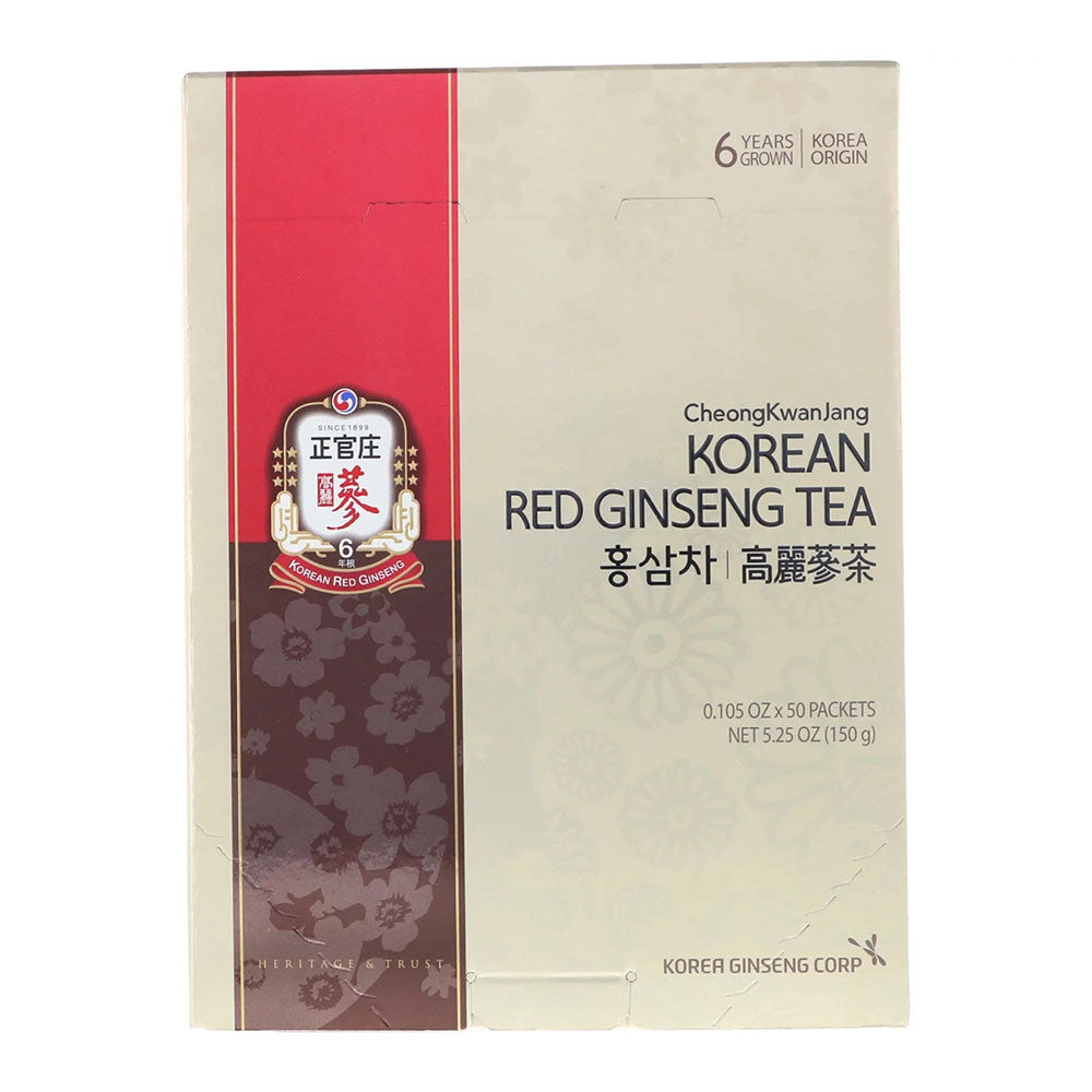 CheongKwanJang Korean Red Ginseng Tea Bags, 50 Ea
